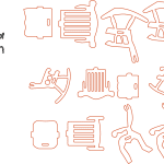 Sillas mesedoras - Vector descarganle para corte CNC y grabado laser gratis | Stanser