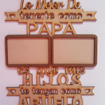 Portarretrato abuelo - Vector descarganle para corte CNC y grabado laser gratis | Stanser