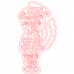 Ángel con alas - Vector SVG DXF para CNC Router y Laser CO2 - Descargable gratis | Stanser