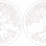 Árboles de la vida - Vector descarganle para corte CNC y grabado laser gratis | Stanser