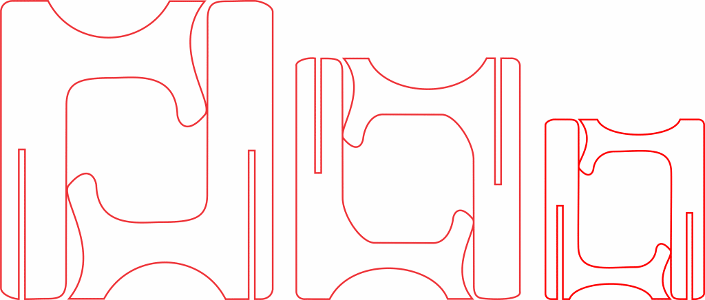 Atriles para platos — vector para corte CNC