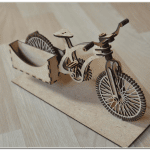 Bicicleta portatarjetas - Vector SVG DXF para CNC Router y Laser CO2 - Descargable gratis | Stanser