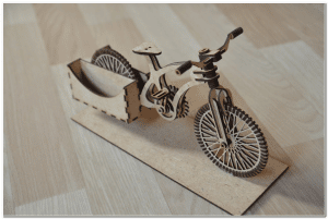 Bicicleta portatarjetas