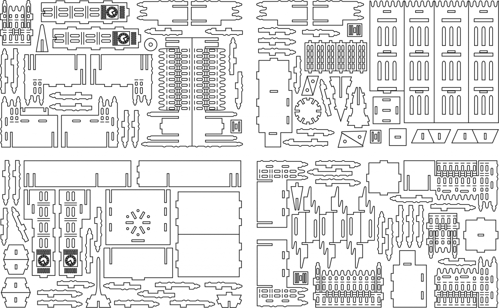Big Ben — vector para corte CNC