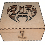 Caja LOVE - Vector SVG DXF para CNC Router y Laser CO2 - Descargable gratis | Stanser