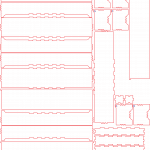 Caja cuchillos - Vector SVG DXF para CNC Router y Laser CO2 - Descargable gratis | Stanser