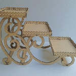 Base para dulces - Vector SVG DXF para CNC Router y Laser CO2 - Descargable gratis | Stanser