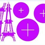 Torre Eiffel para CandyBar - Vector SVG DXF para CNC Router y Laser CO2 - Descargable gratis | Stanser
