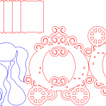 Carroza princesa - Vector descarganle para corte CNC y grabado laser gratis | Stanser
