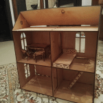 Casa para muñecas de dos recámaras - Vector descarganle para corte CNC y grabado laser gratis | Stanser