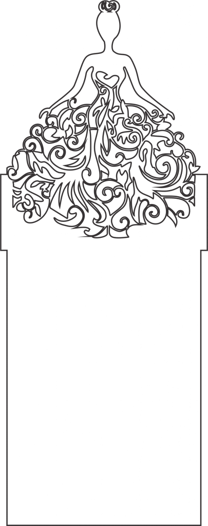 Bailarina — vector para corte CNC