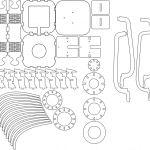 Lámpara cuadro - Vector SVG DXF para Laser CO2 - Descargable gratis | Stanser