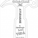 Martillo papá - Vector descarganle para corte CNC y grabado laser gratis | Stanser