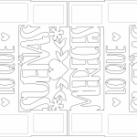 Cuadro decorativo - Vector SVG DXF para CNC Router y Laser CO2 - Descargable gratis | Stanser
