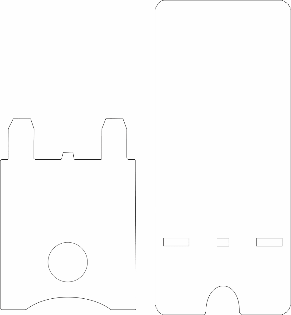 Portacelular pequeño — vector para corte CNC