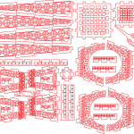 Torre Eiffel de 25cm - Vector SVG DXF para CNC Router y Laser CO2 - Descargable gratis | Stanser