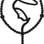 Virgen en rosario - Vector SVG DXF para CNC Router y Laser CO2 - Descargable gratis | Stanser
