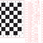 Tablero Ajedrez - Vector descarganle para corte CNC y grabado laser gratis | Stanser