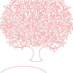 Árbol copa redonda (Padre nuestro) - Vector SVG DXF para CNC Router y Laser CO2 - Descargable gratis | Stanser