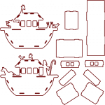Arca de Noé - Vector SVG DXF para CNC Router y Laser CO2 - Descargable gratis | Stanser