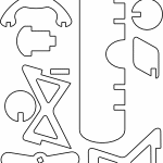 Avión - Vector SVG DXF para CNC Router y Laser CO2 - Descargable gratis | Stanser