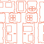 Casa armable - Vector descarganle para corte CNC y grabado laser gratis | Stanser