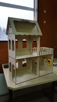 casitas de mdf para muñecas