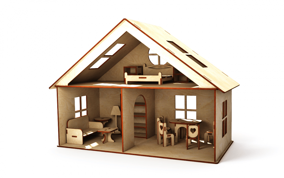 Casita Muñecas Casa MuÃ±ecas Madera Alcampo De Muñecas Casitas De