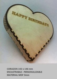 Caja corazón