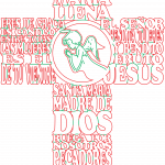 Cruz Ave María - Vector SVG DXF para CNC Router y Laser CO2 - Descargable gratis | Stanser