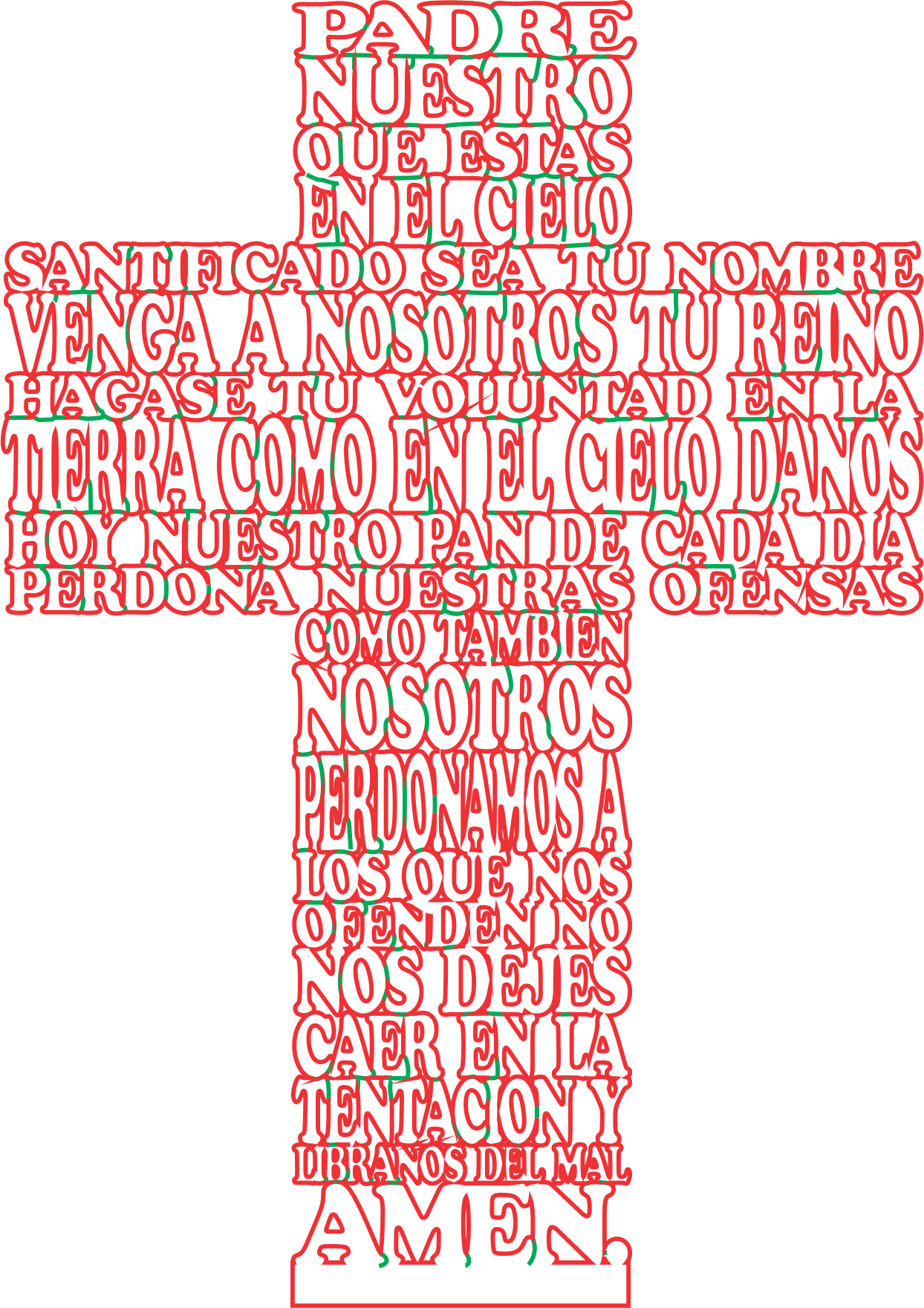 Actualizar 66+ imagen padre nuestro letra español 
