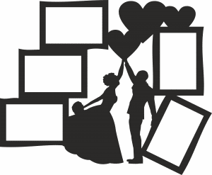 Cuadro multifoto de boda