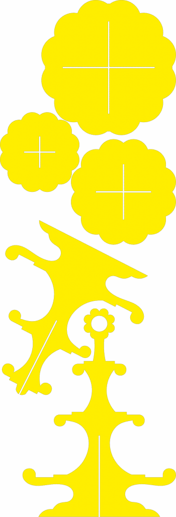 Base para cupcakes — vector para corte CNC