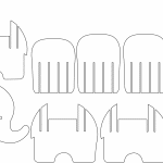 Elefante - Vector descarganle para corte CNC y grabado laser gratis | Stanser