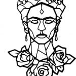 Frida Kahlo Calderón - Vector SVG DXF para CNC Router y Laser CO2 - Descargable gratis | Stanser