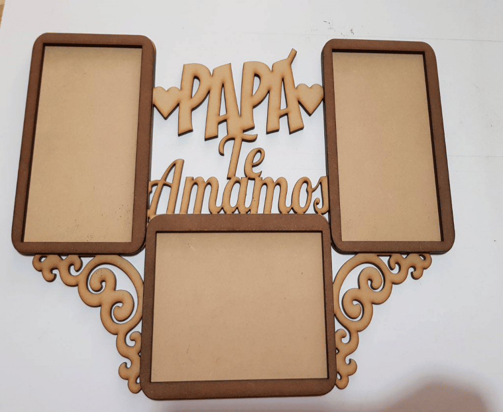 Portarretrato para papá — vector para corte CNC