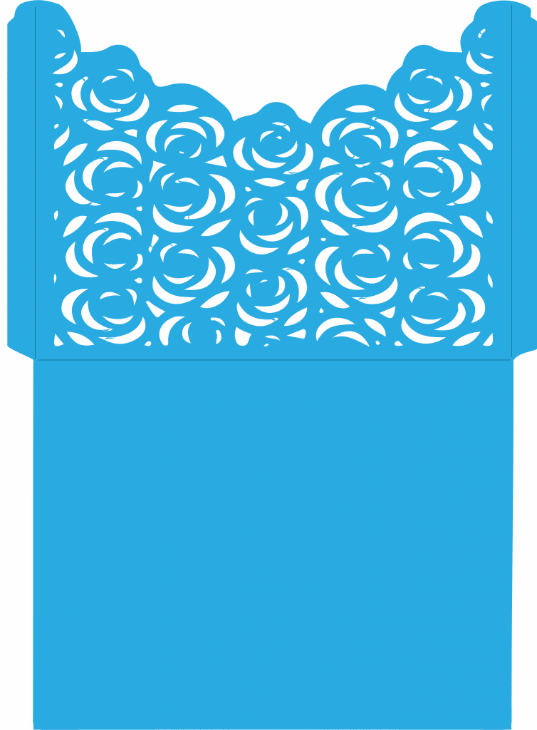 Sobre para carta — vector para corte CNC