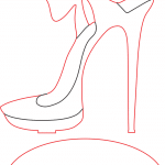 Zapatilla - Vector SVG DXF para CNC Router y Laser CO2 - Descargable gratis | Stanser