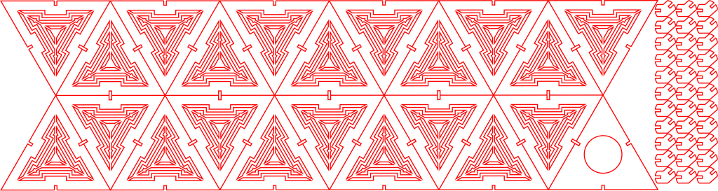 Pantalla para lámpara — vector para corte CNC