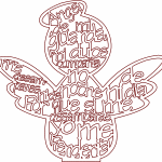 Ángel frontal - Vector SVG DXF para CNC Router y Laser CO2 - Descargable gratis | Stanser
