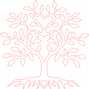 Árbol con raíces