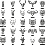 Colección de animales - Vector descarganle para corte CNC y grabado laser gratis | Stanser
