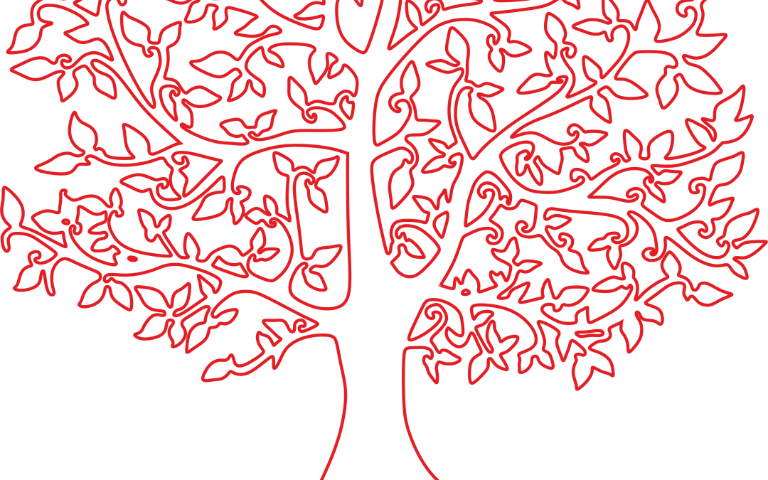 Árbol de copa redonda (Base circular)