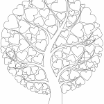 Arbol hecho de corazones - Vector SVG DXF para CNC Router y Laser CO2 - Descargable gratis | Stanser