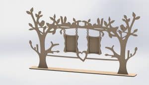 Árbol para fotos de pareja