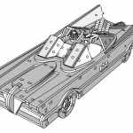 Automóvil futurista - Vector descarganle para corte CNC y grabado laser gratis | Stanser