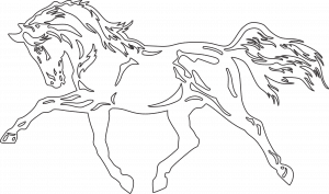 Caballo galopando