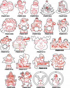 Catálogo de personajes navideños