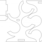 Cava para 4 vinos - Vector descarganle para corte CNC y grabado laser gratis | Stanser