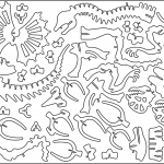 Dinosaurio Ceratopsier armable - Vector descarganle para corte CNC y grabado laser gratis | Stanser